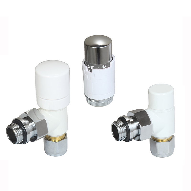 PEX Polished Thermostatic Radiator Valve With Head